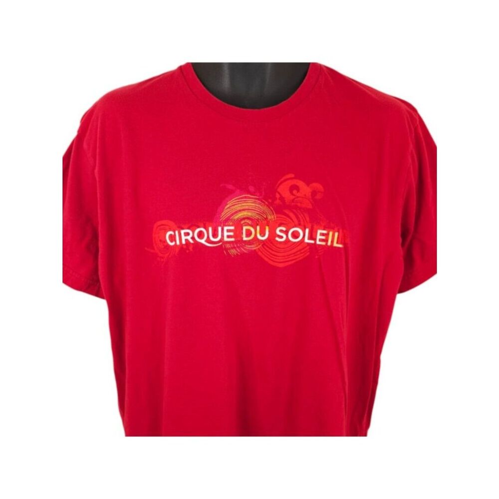 Cirque Du Soleil T Shirt Mens Size XL Red Made In Canada